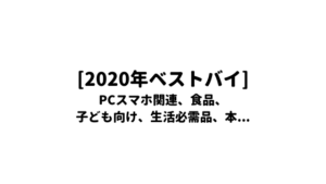2020年ベストバイ(4Kモニター / iPhone / 完全ワイヤレスヘッドセット / 楽天モバイル / サクサクしょうゆ / お金の大学 / etc...)
